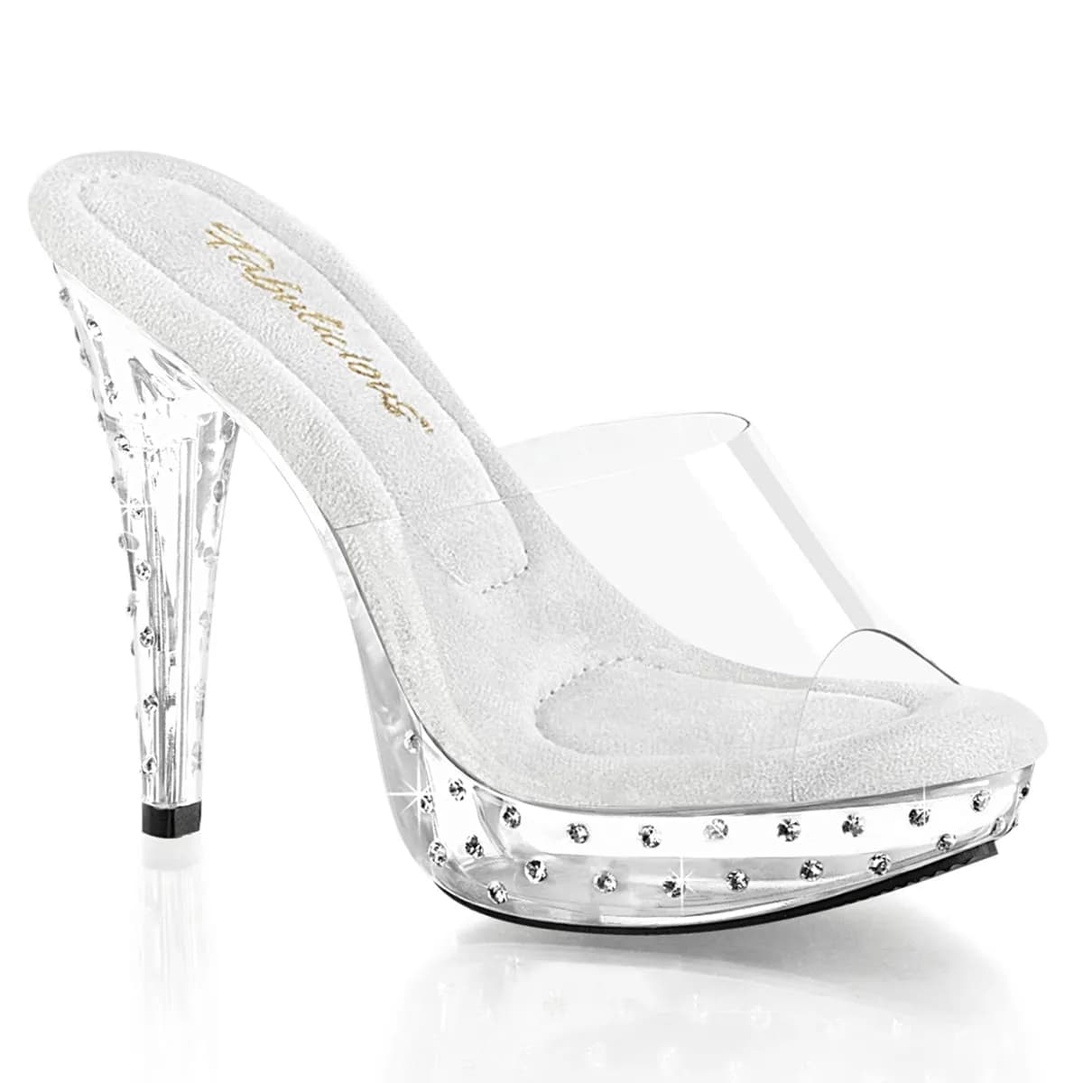 Fabulicious COCKTAIL-501SDT Damen Slipper Transparent EU 43