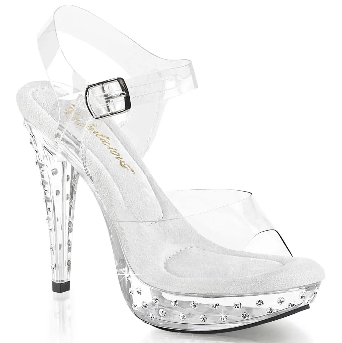 Fabulicious COCKTAIL-508SDT Damen Sandale Transparent EU 36
