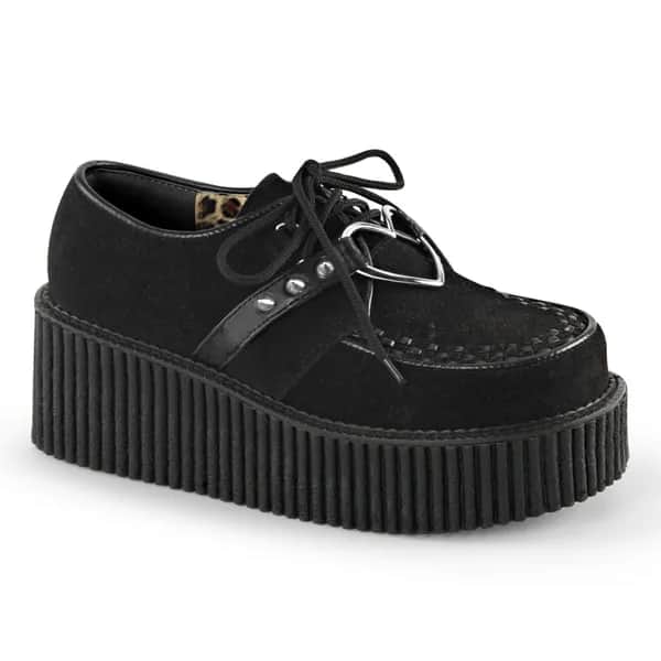 DemoniaCult CREEPER-206 Damen Creeper Schwarz EU 37