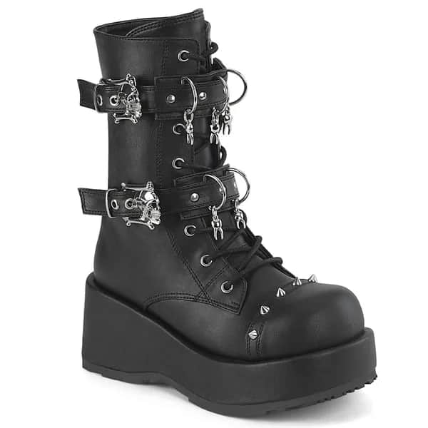 DemoniaCult CUBBY-54 Damen Stiefelette Schwarz EU 41