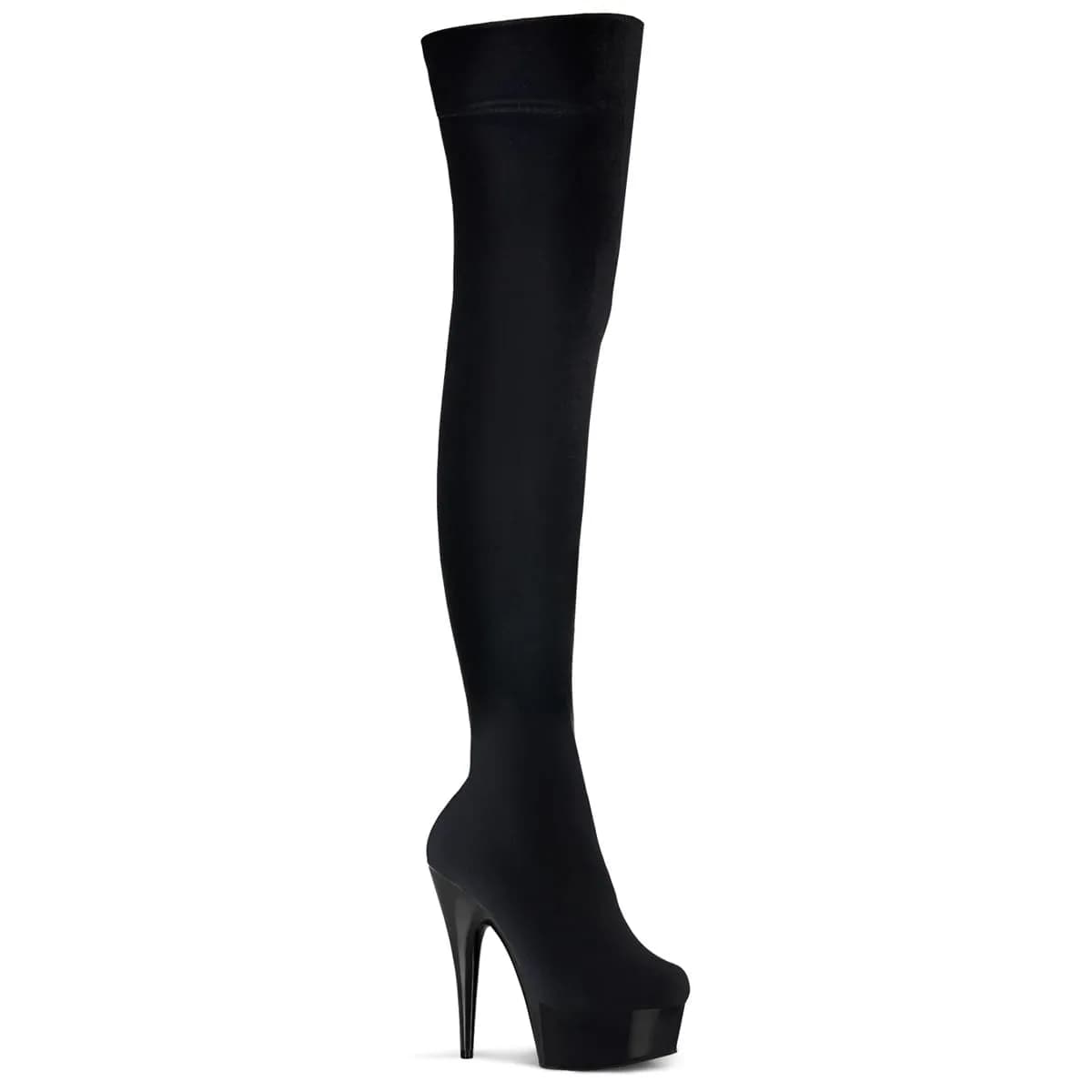 Pleaser DELIGHT-3002 Damen Stiefel Schwarz EU 35