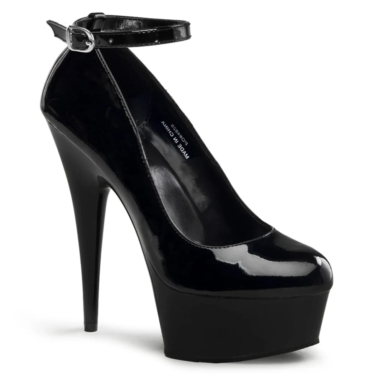 Pleaser DELIGHT-686 Damen Pumps Schwarz EU 40