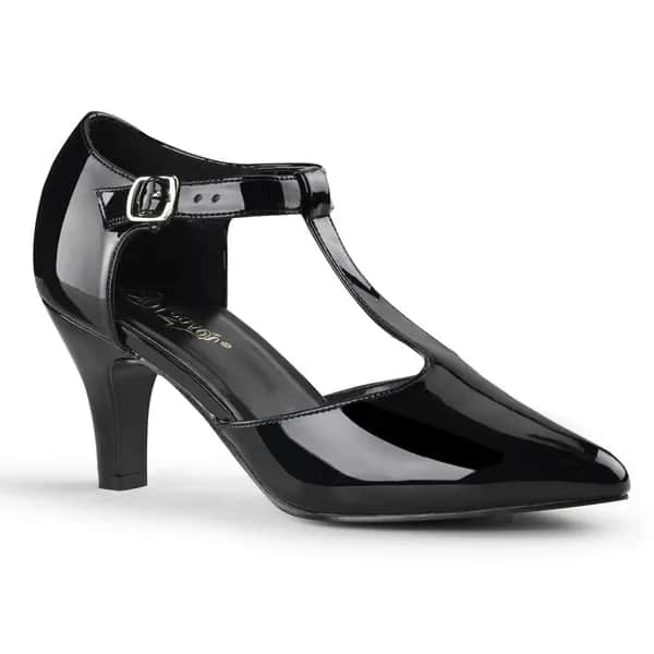 Pleaser Pink Label DIVINE-415 Damen Pumps Schwarz EU 44