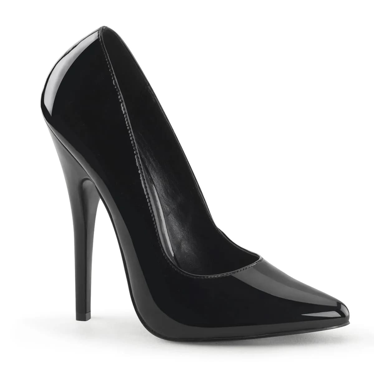 Devious DOMINA-420 Damen Pumps Schwarz Lack EU 36