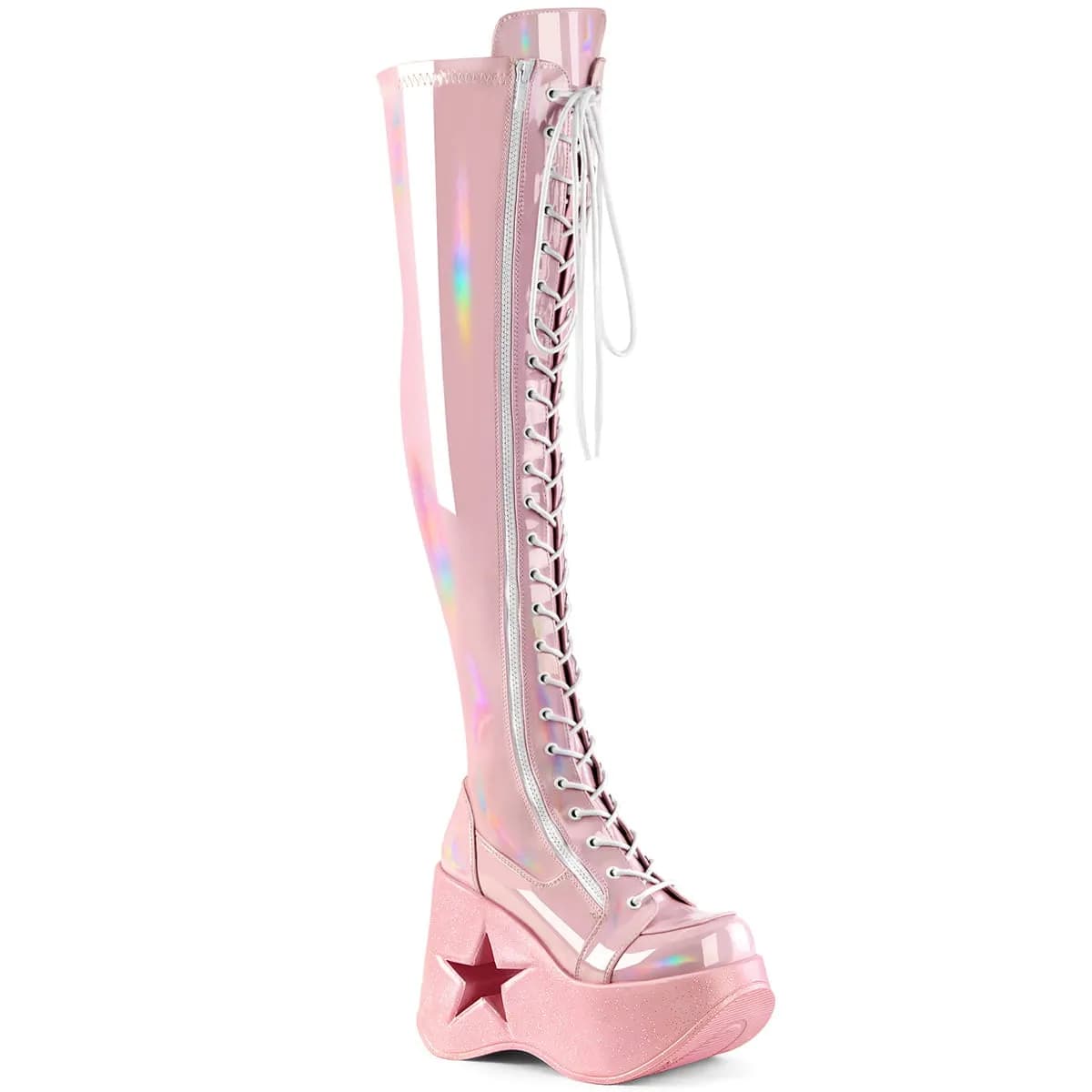 DemoniaCult DYNAMITE-300 Damen Stiefel Rosa EU 39