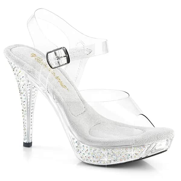 Fabulicious ELEGANT-408ABRS Damen Sandale Transparent EU 35