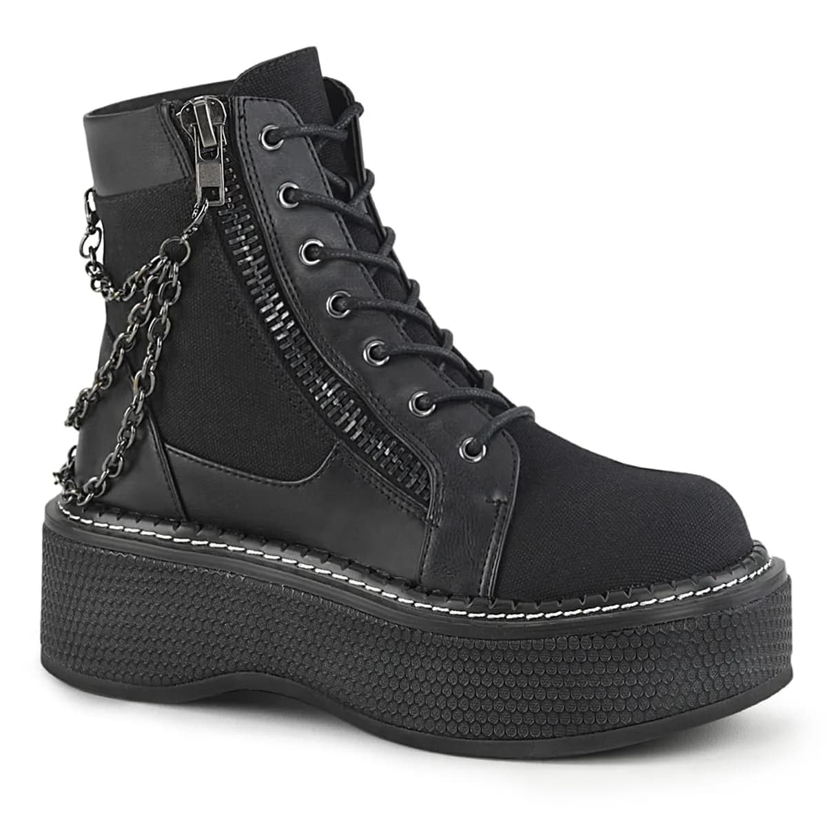 DemoniaCult EMILY-114 Damen Stiefelette Schwarz EU 41
