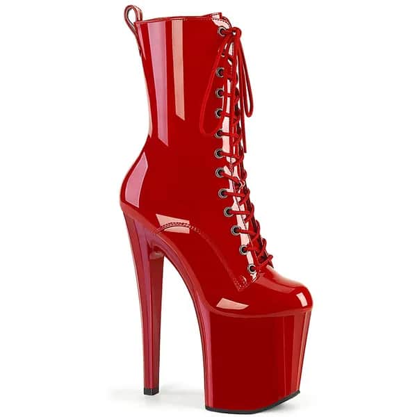 Pleaser ENCHANT-1040 Damen Stiefelette Rot EU 38