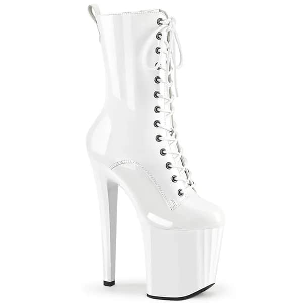 Pleaser ENCHANT-1040 Damen Stiefelette Weiß EU 38