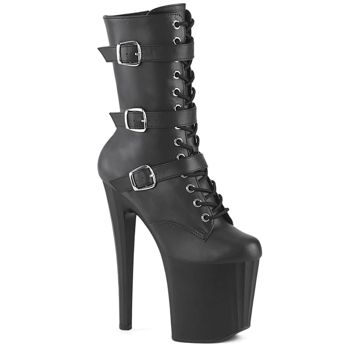 Pleaser ENCHANT-1043 Damen Stiefelette Schwarz EU 36