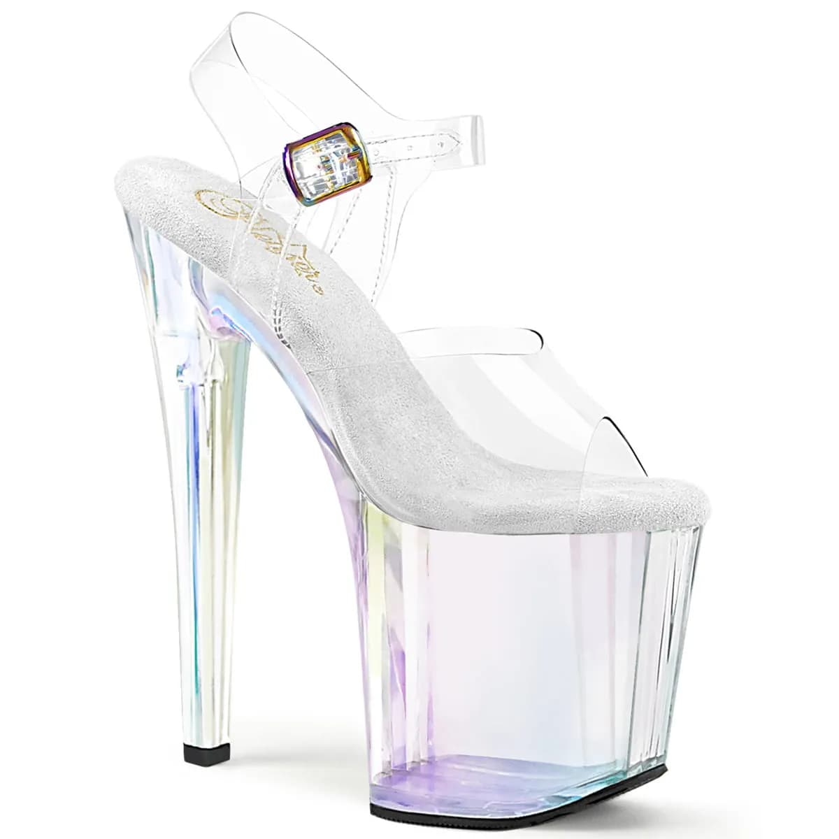 Pleaser ENCHANT-708HT Damen Sandale Transparent EU 36