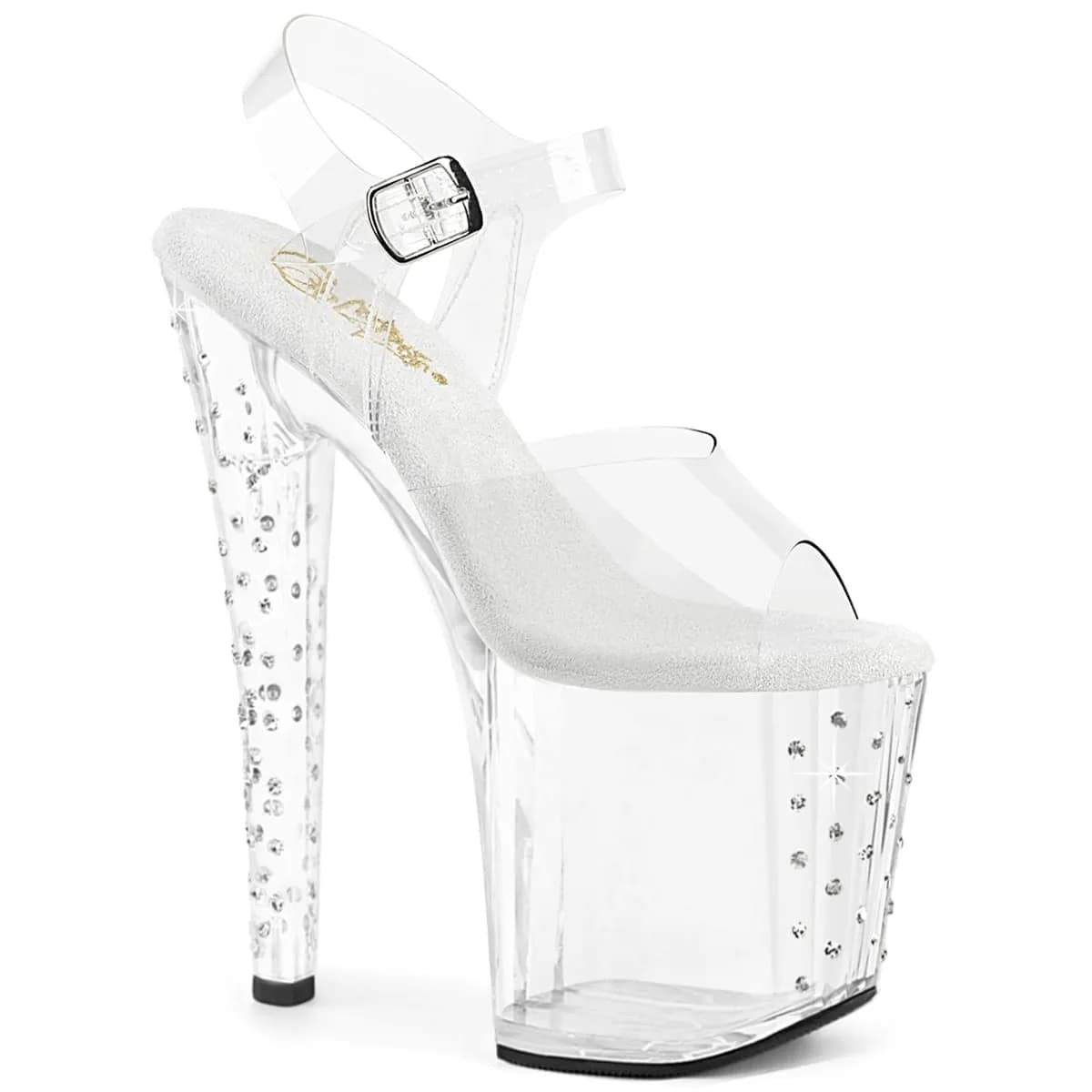 Pleaser ENCHANT-708RS Damen Sandale Transparent EU 36