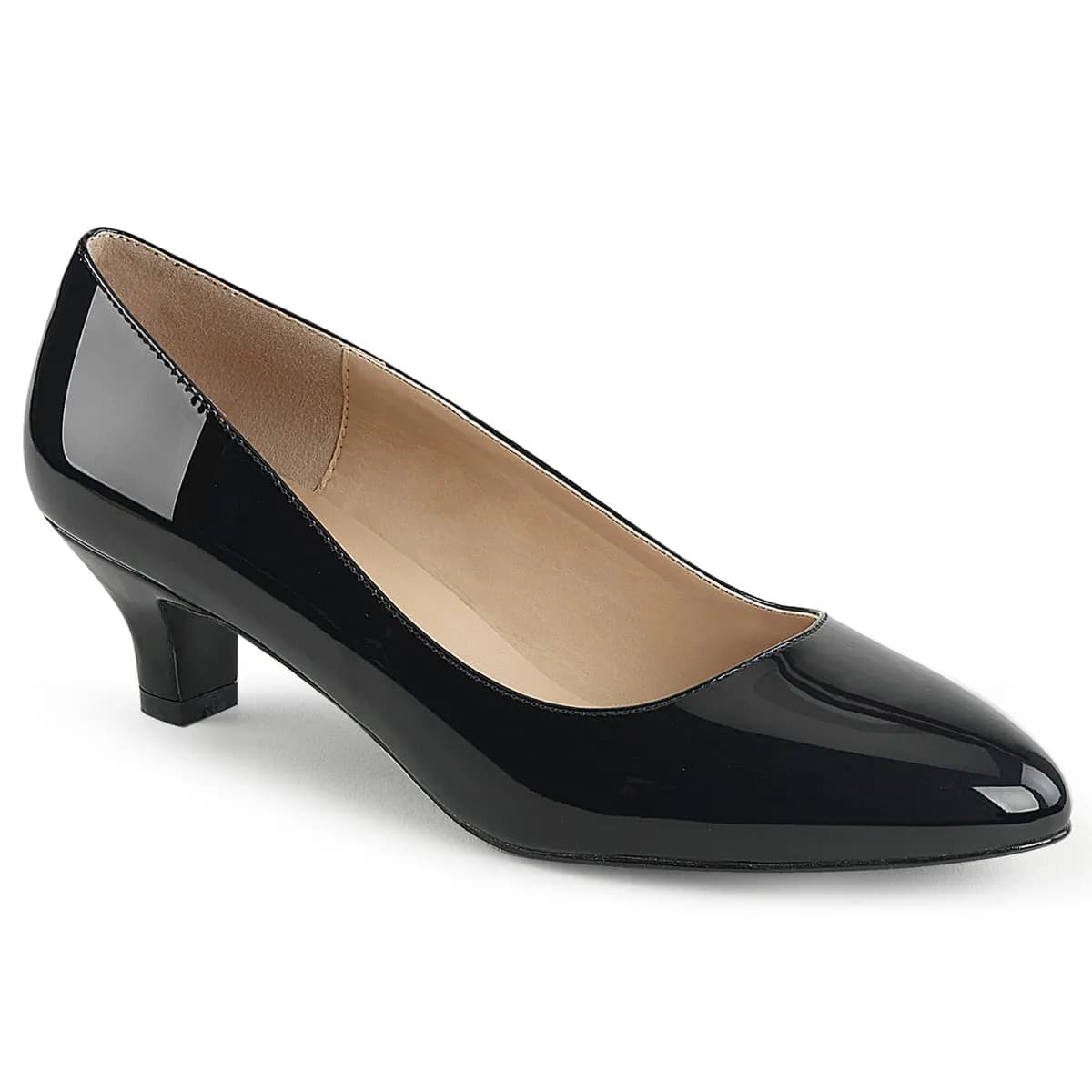 Pleaser Pink Label FAB-420 Damen Pumps Schwarz Lack EU 40