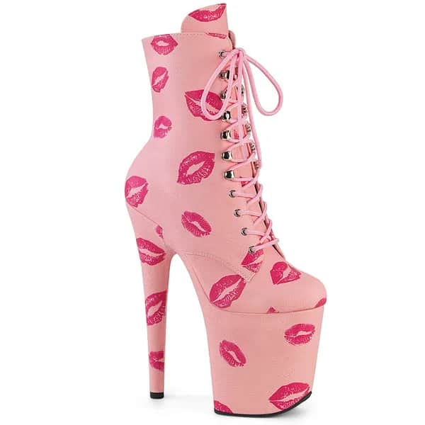 Pleaser FLAMINGO-1020KISSES Damen Stiefelette Rosa EU 39