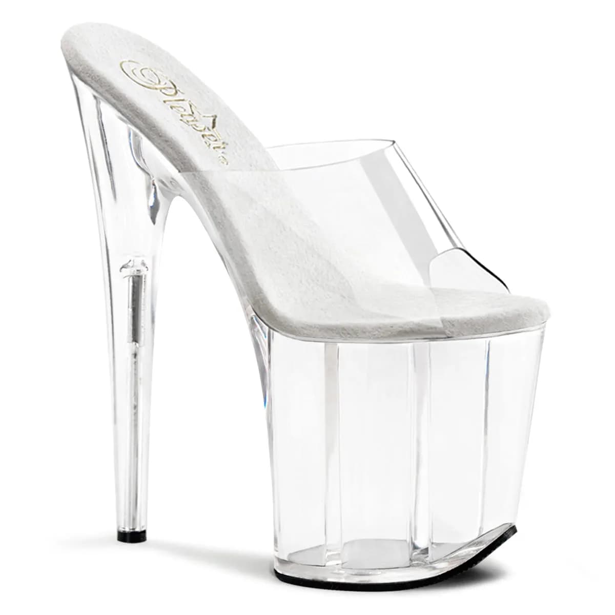 Pleaser FLAMINGO-801 Damen Slipper Transparent EU 35