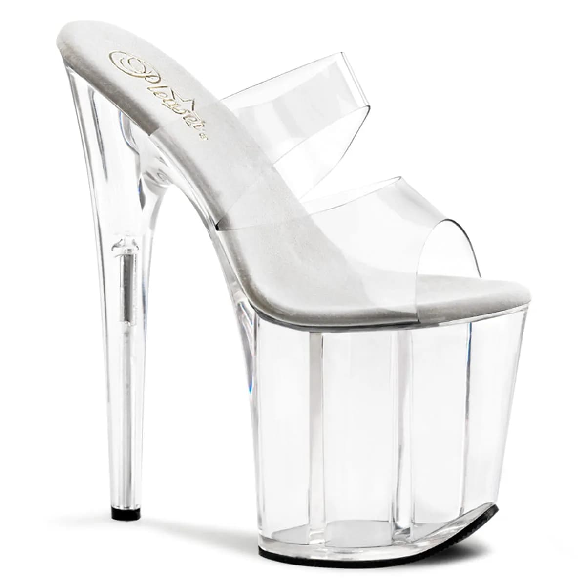 Pleaser FLAMINGO-802 Damen Slipper Transparent EU 36