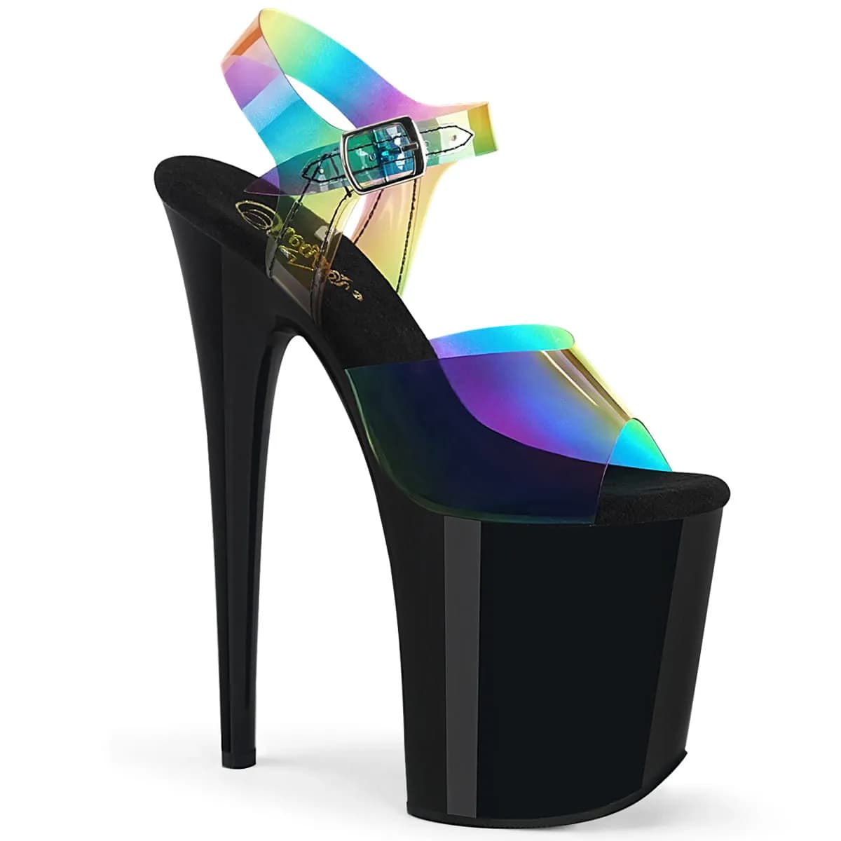 Pleaser FLAMINGO-808RB Damen Sandale Mehrfarbig EU 40