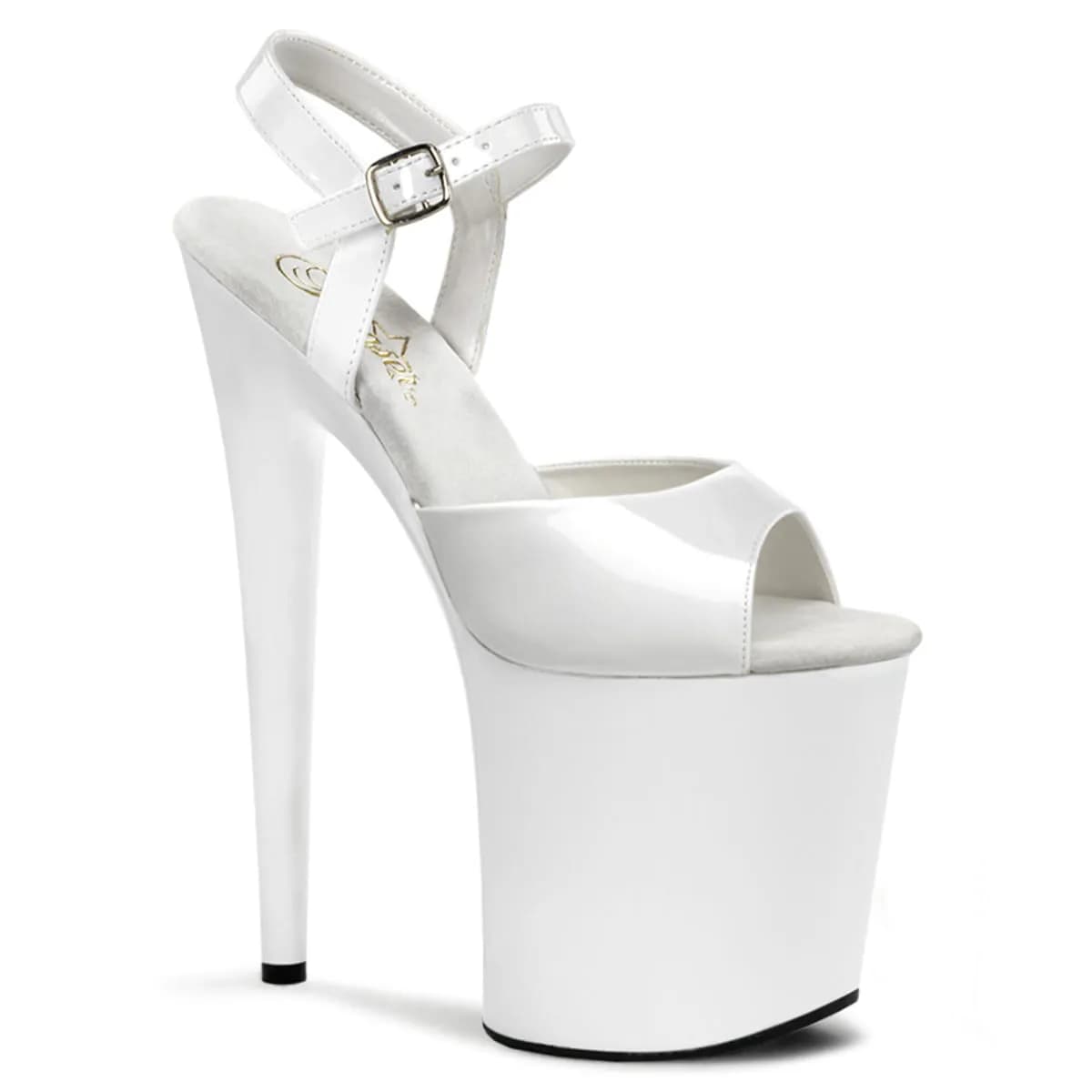 Pleaser FLAMINGO-809 Damen Sandale Weiß EU 44