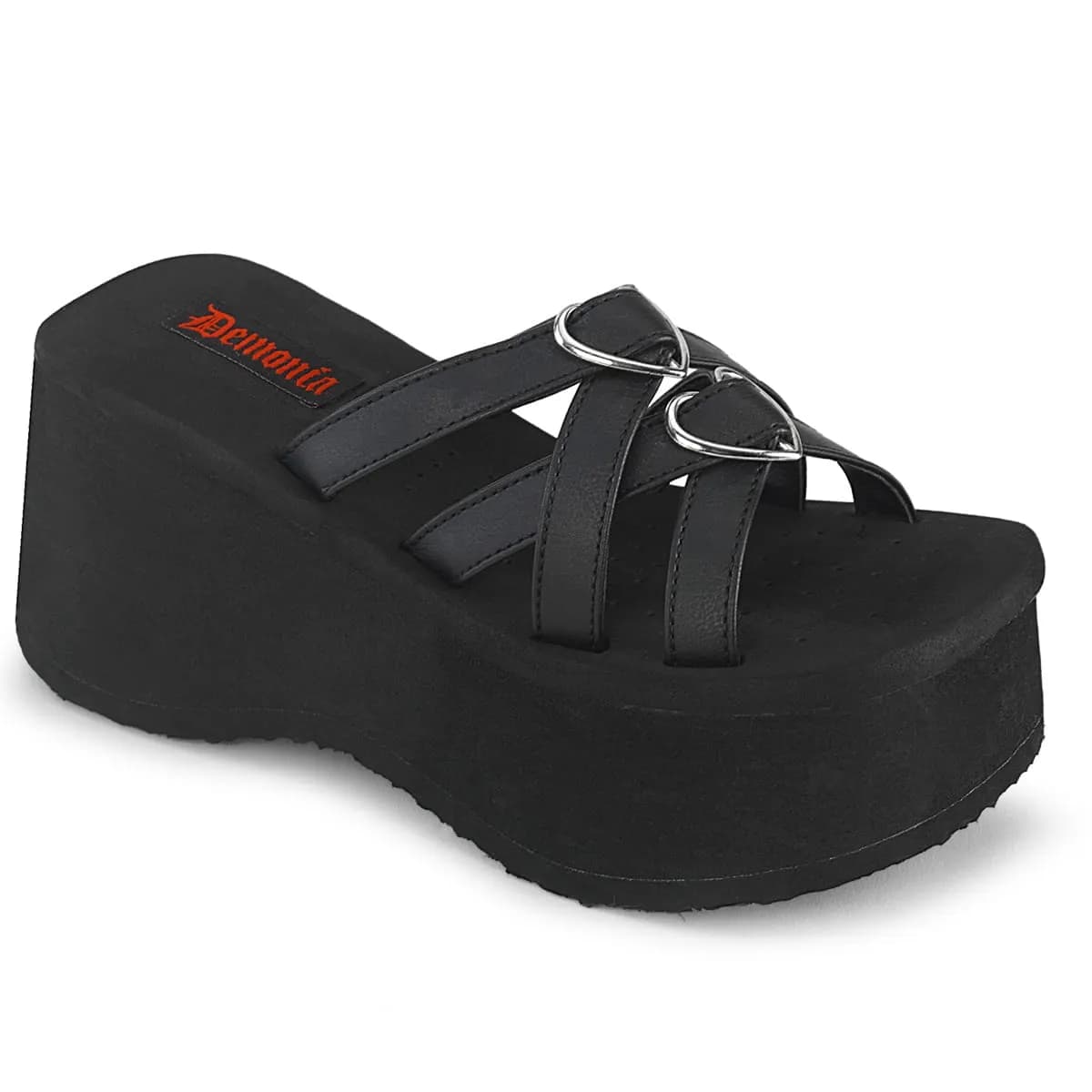 DemoniaCult FUNN-15 Damen Slipper Schwarz EU 38