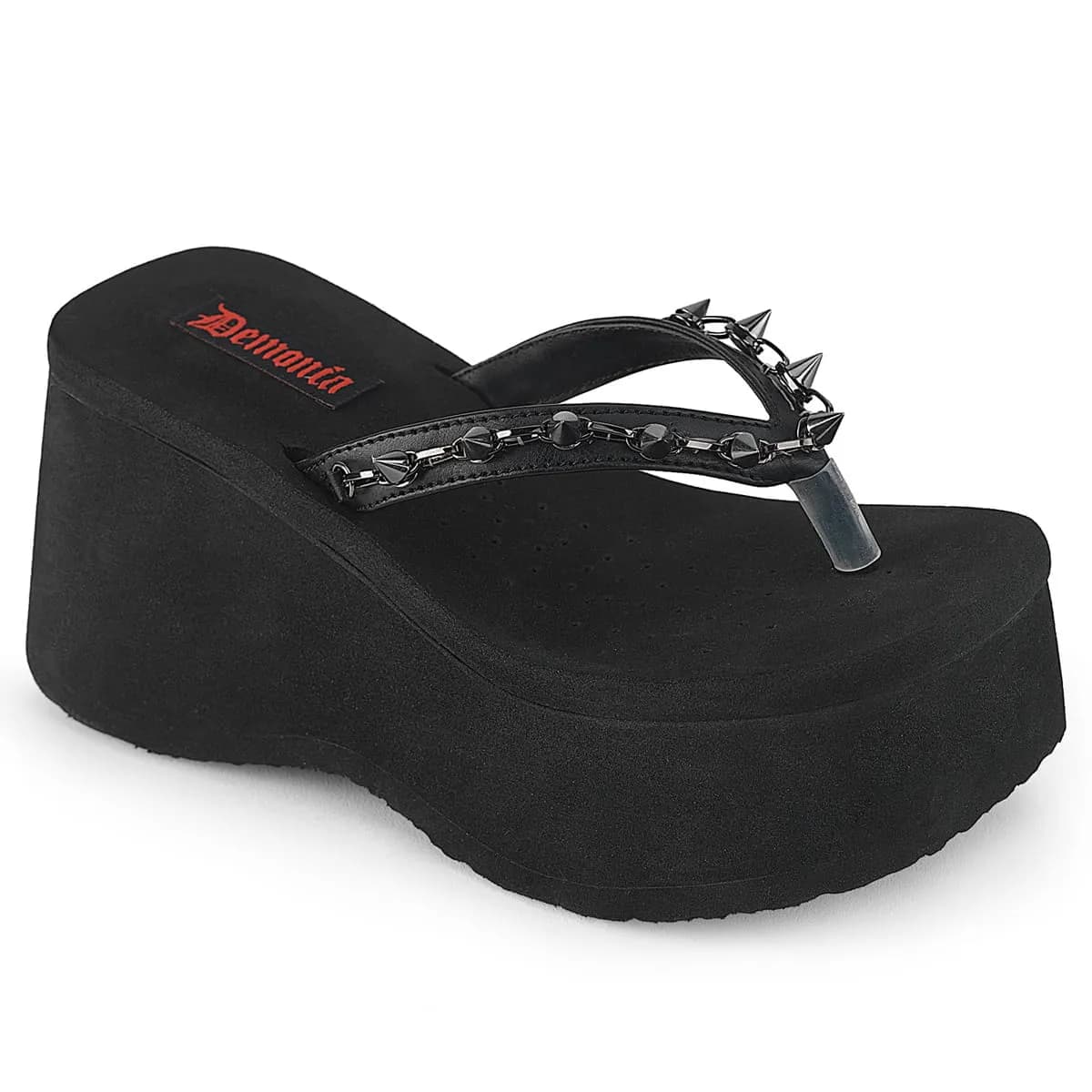 DemoniaCult FUNN-35 Damen Sandale Schwarz EU 36