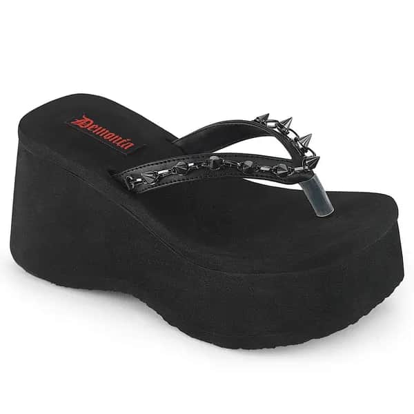DemoniaCult FUNN-35 Damen Sandale Schwarz EU 36