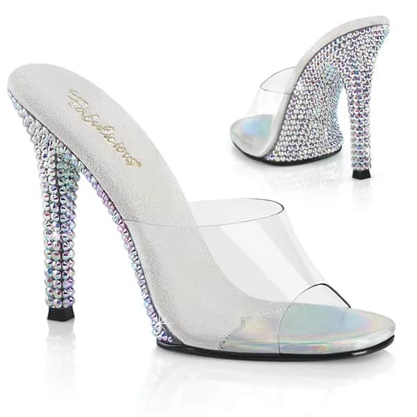 Fabulicious GALA-01DML Damen Slipper Transparent EU 39