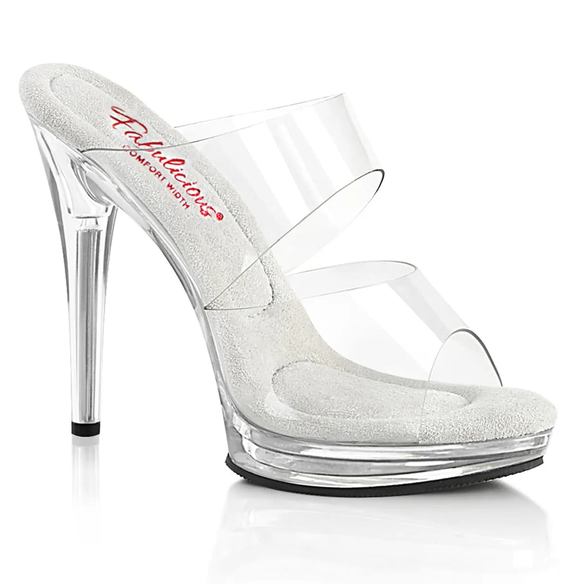 Fabulicious GLORY-502 Damen Slipper Transparent EU 40