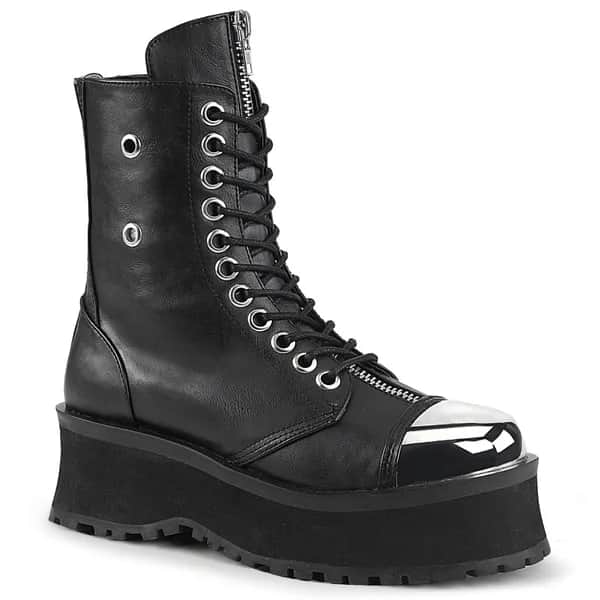 DemoniaCult GRAVEDIGGER-10 Unisex Stiefelette Schwarz EU 40