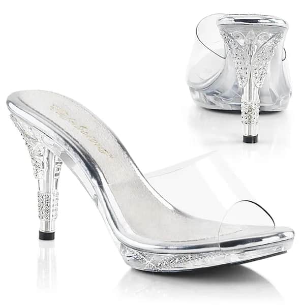 Fabulicious IRIS-401 Damen Slipper Transparent EU 40