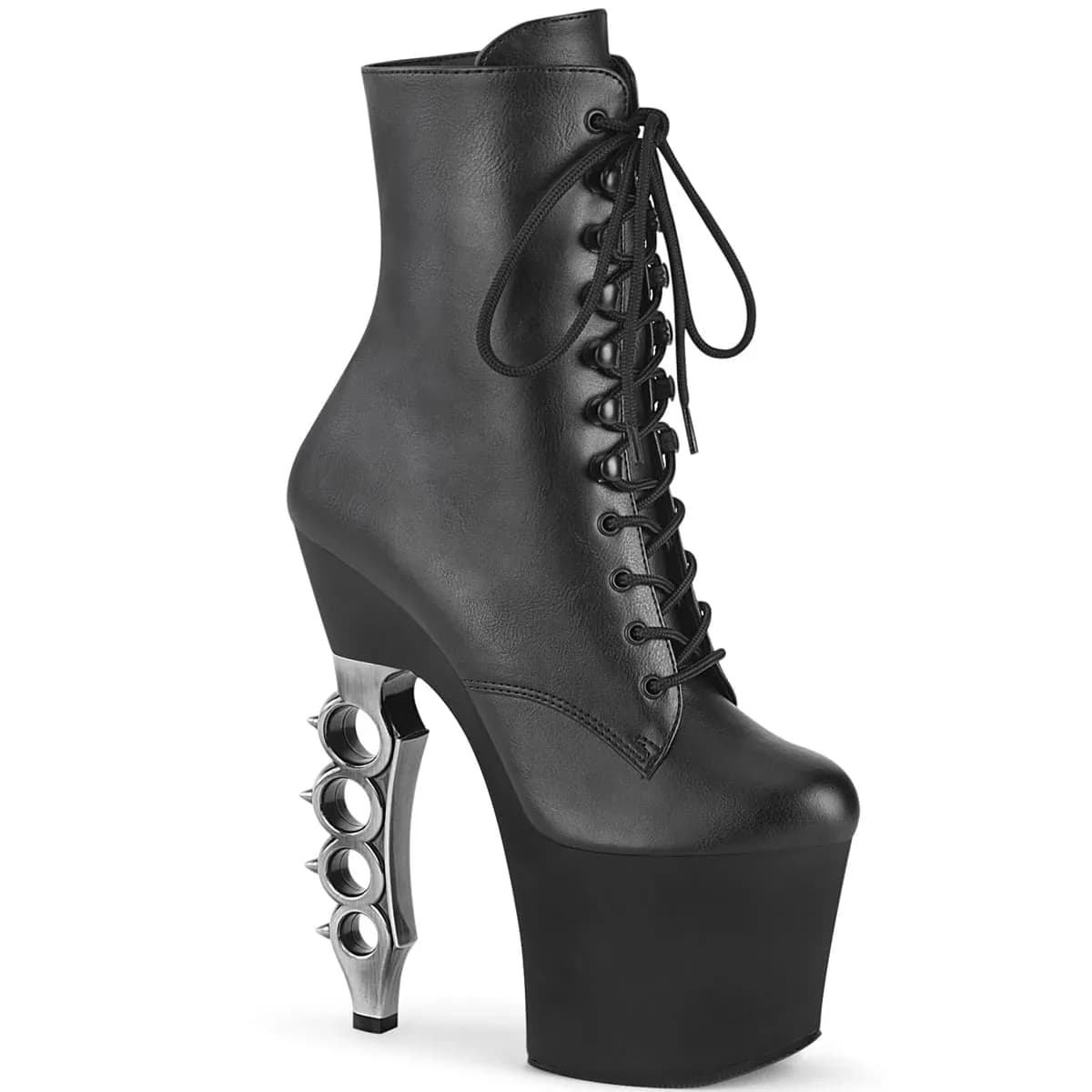 Pleaser IRONGRIP-1020 Damen Stiefel Schwarz Matt EU 40