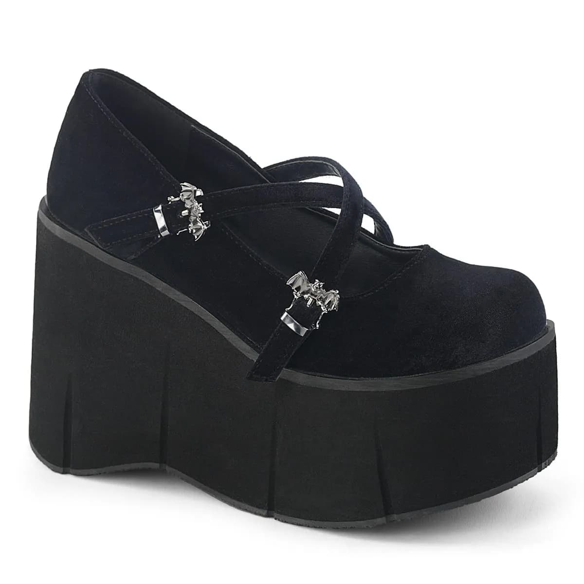 DemoniaCult KERA-10 Damen Sandale Schwarz EU 40