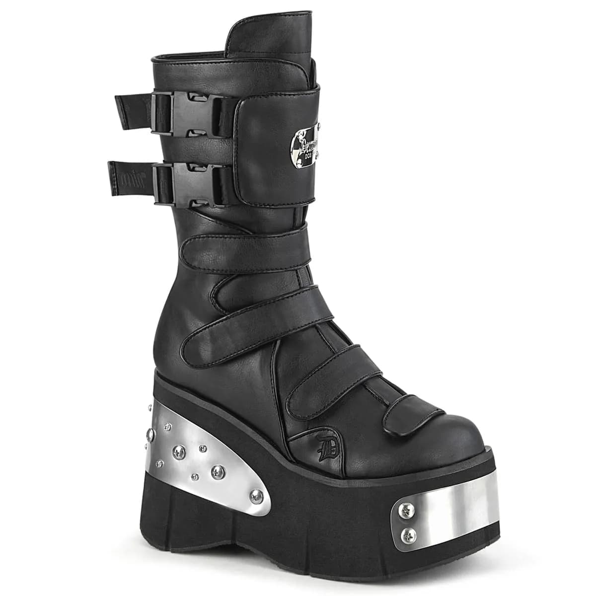 DemoniaCult KERA-108 Damen Stiefel Schwarz EU 37