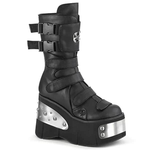 DemoniaCult KERA-108 Damen Stiefel Schwarz EU 37