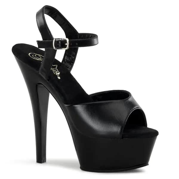 Pleaser KISS-209 Damen Sandale Schwarz EU 40