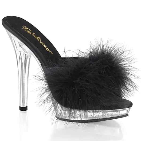 Fabulicious LIP-101-8 Damen Slipper Schwarz EU 37