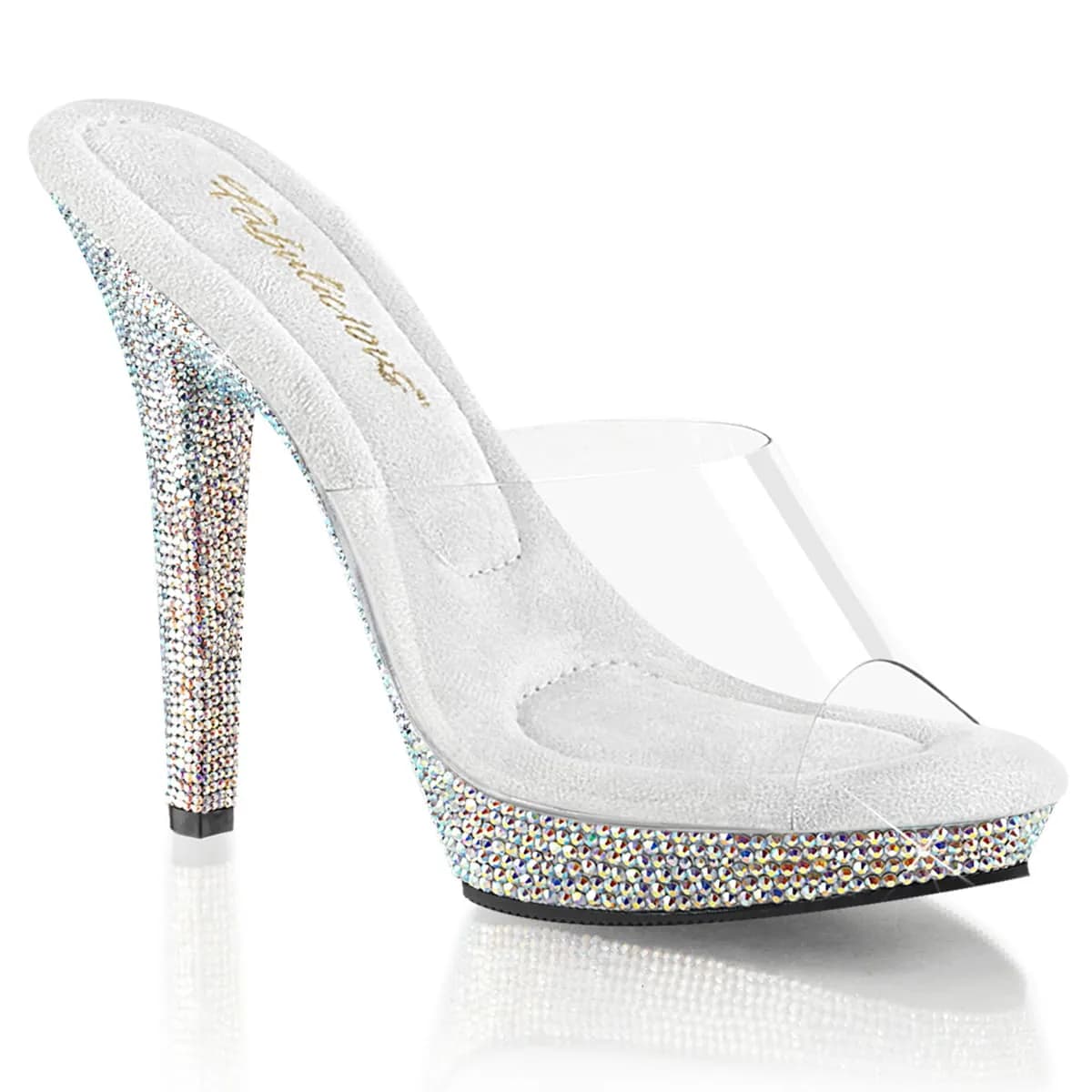 Fabulicious LIP-101DM Damen Slipper Transparent EU 35