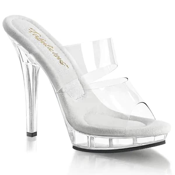 Fabulicious LIP-102 Damen Slipper Transparent EU 39