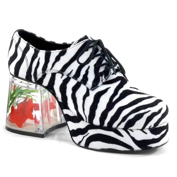 Funtasma PIMP-02 Herren Halbschuh Zebra EU 44-45