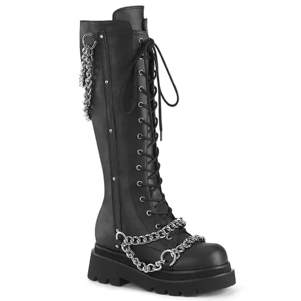 DemoniaCult RENEGADE-215 Damen Stiefel Schwarz EU 36