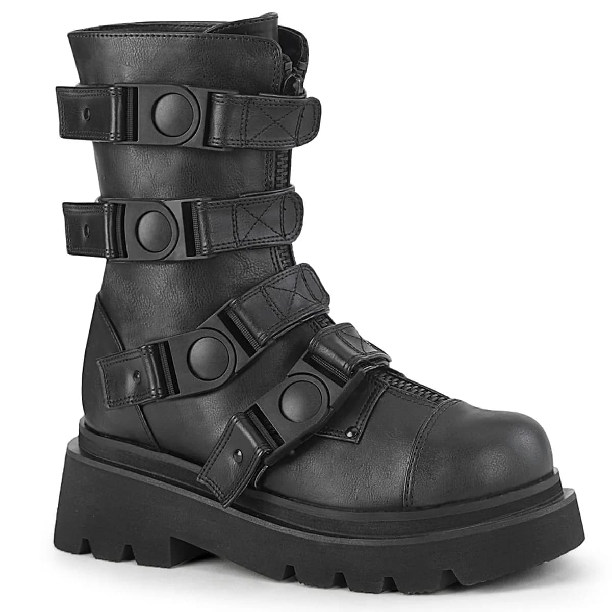 DemoniaCult RENEGADE-55 Damen Stiefel Schwarz EU 40