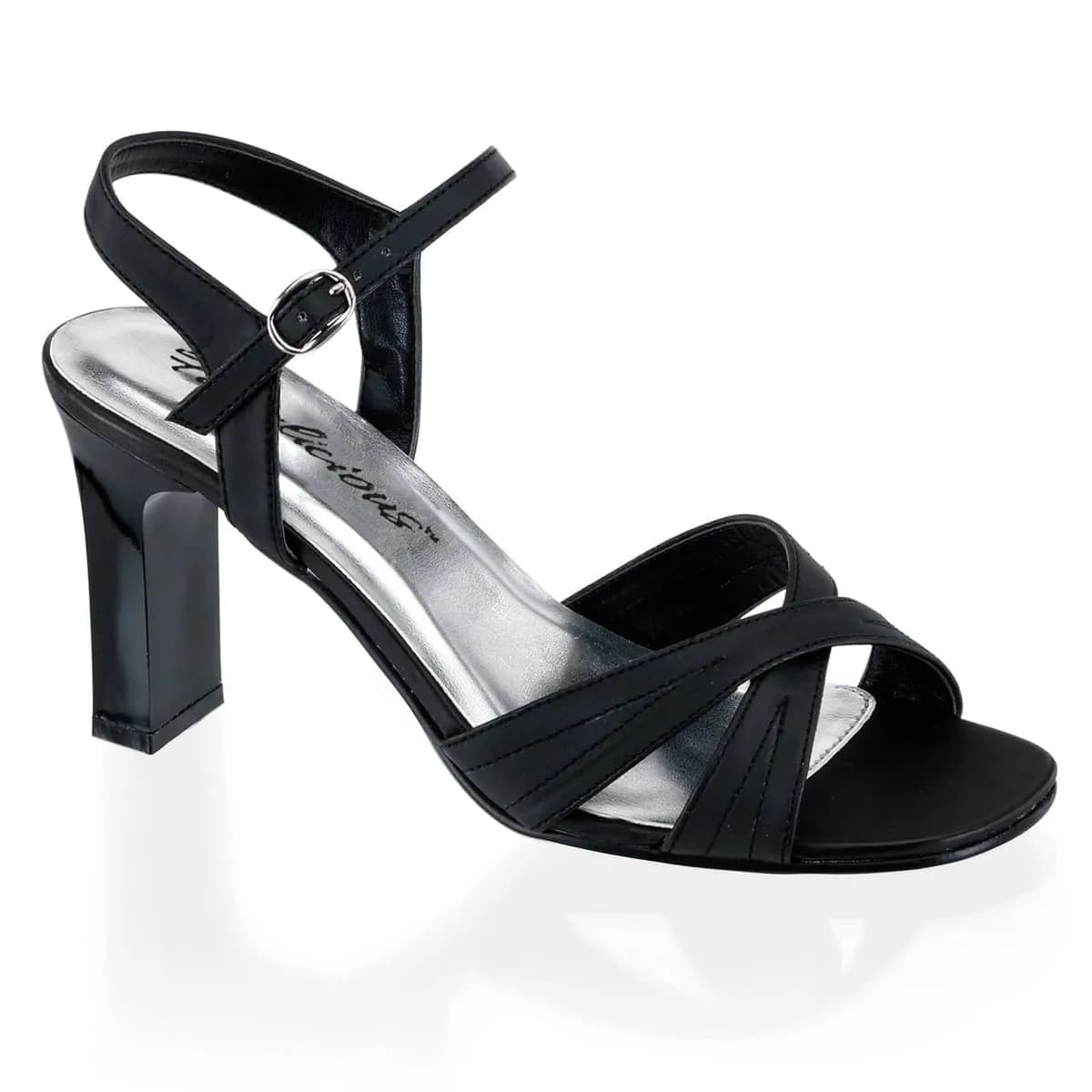 Fabulicious ROMANCE-313 Damen Sandale Schwarz EU 37