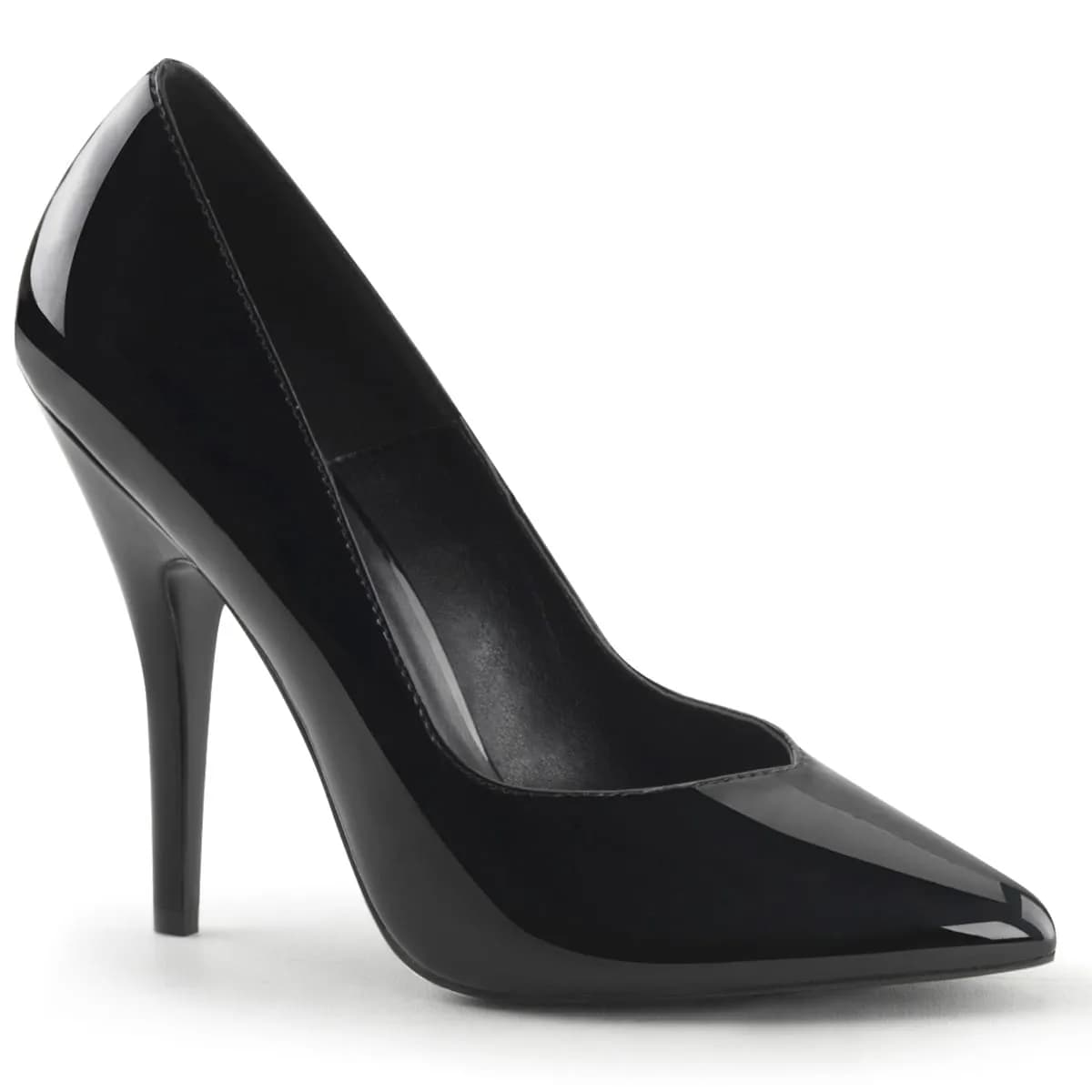 Pleaser SEDUCE-420V Damen Pumps Schwarz Lack EU 35