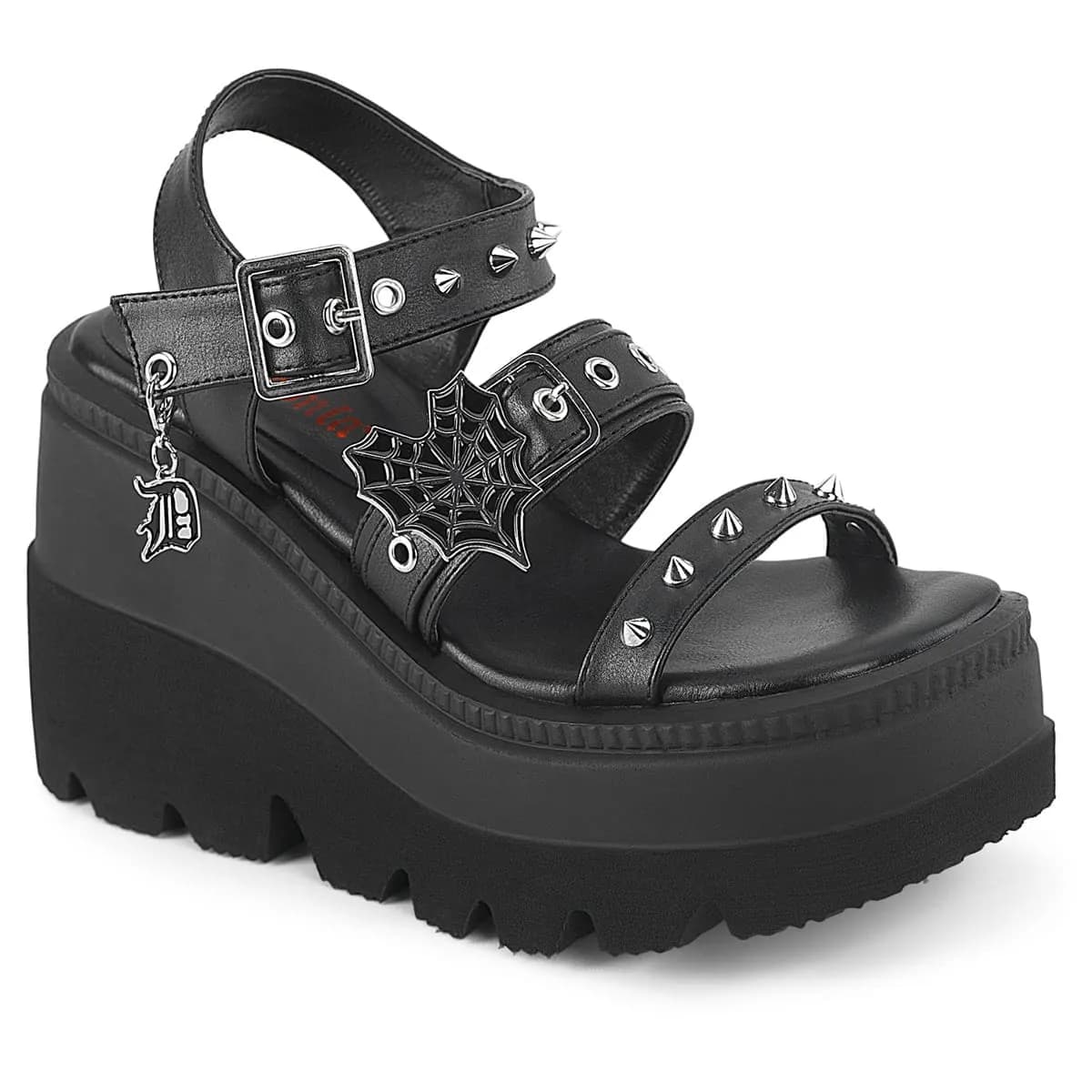 DemoniaCult SHAKER-13 Damen Sandale Schwarz EU 41
