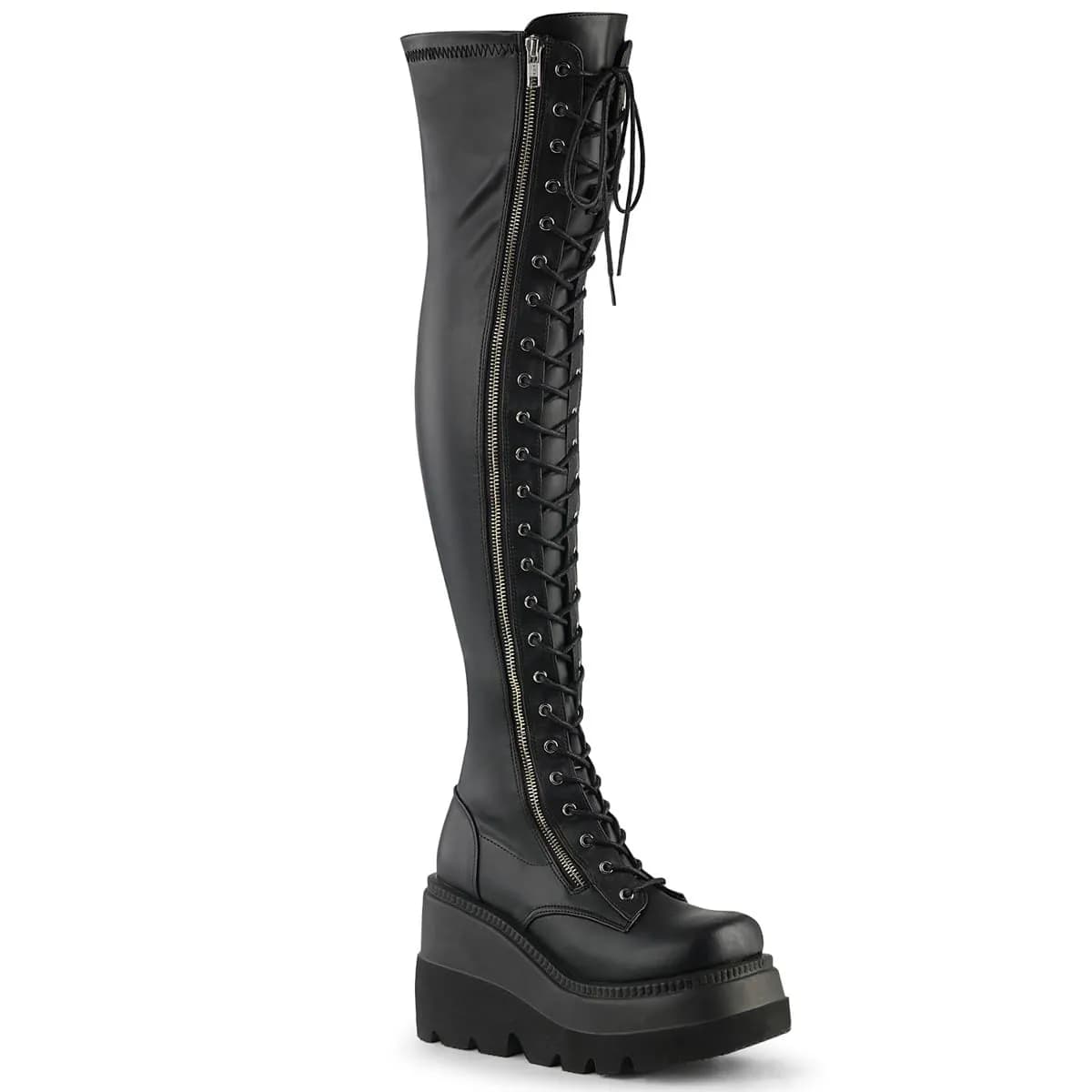 DemoniaCult SHAKER-374 Damen Stiefel Schwarz EU 37