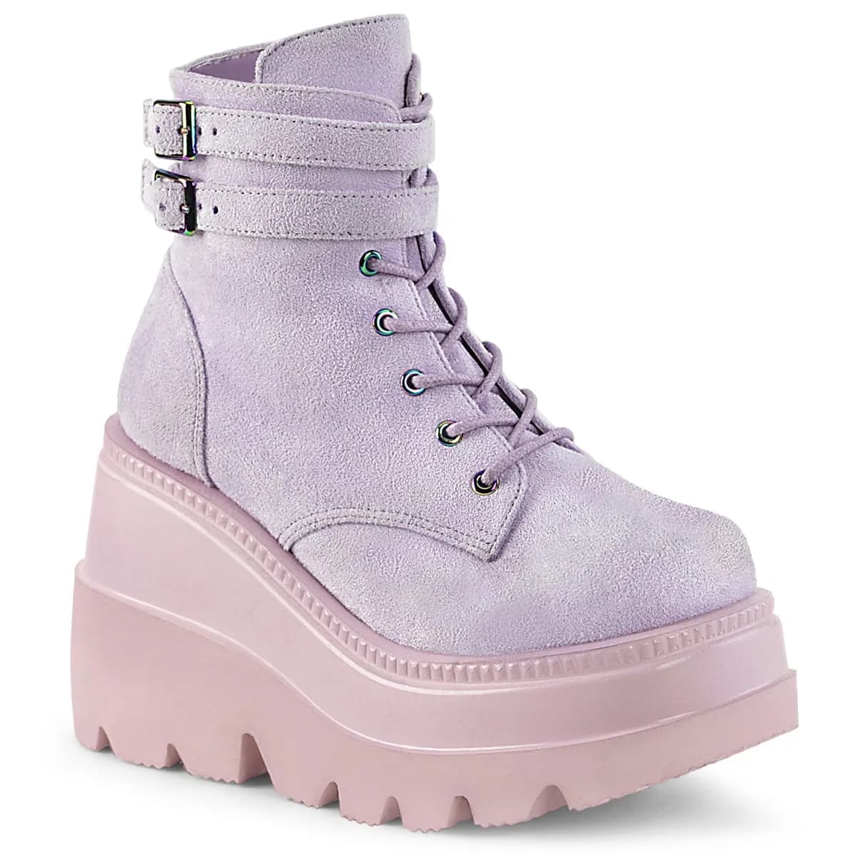 DemoniaCult SHAKER-52 Damen Stiefelette Lila EU 40