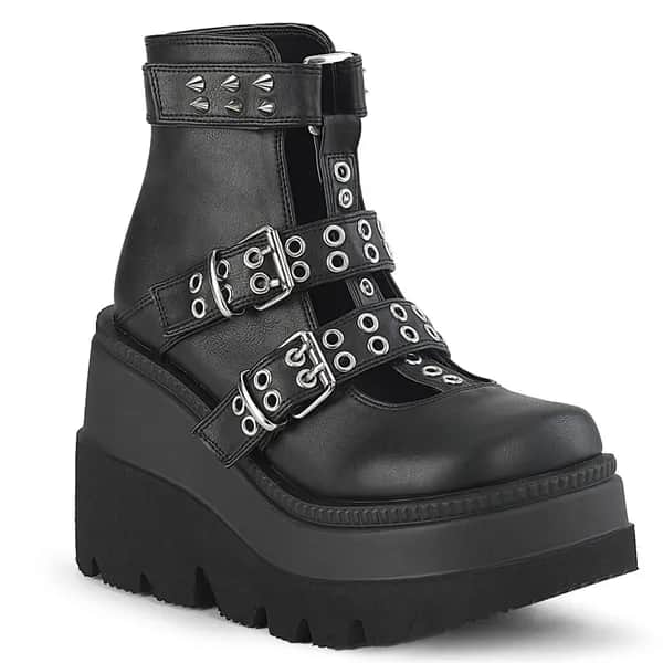DemoniaCult SHAKER-62 Damen Stiefelette Schwarz EU 41