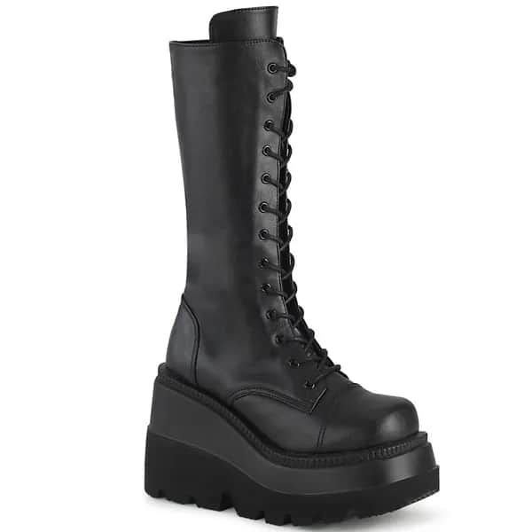 DemoniaCult SHAKER-72 Damen Stiefel Schwarz EU 36