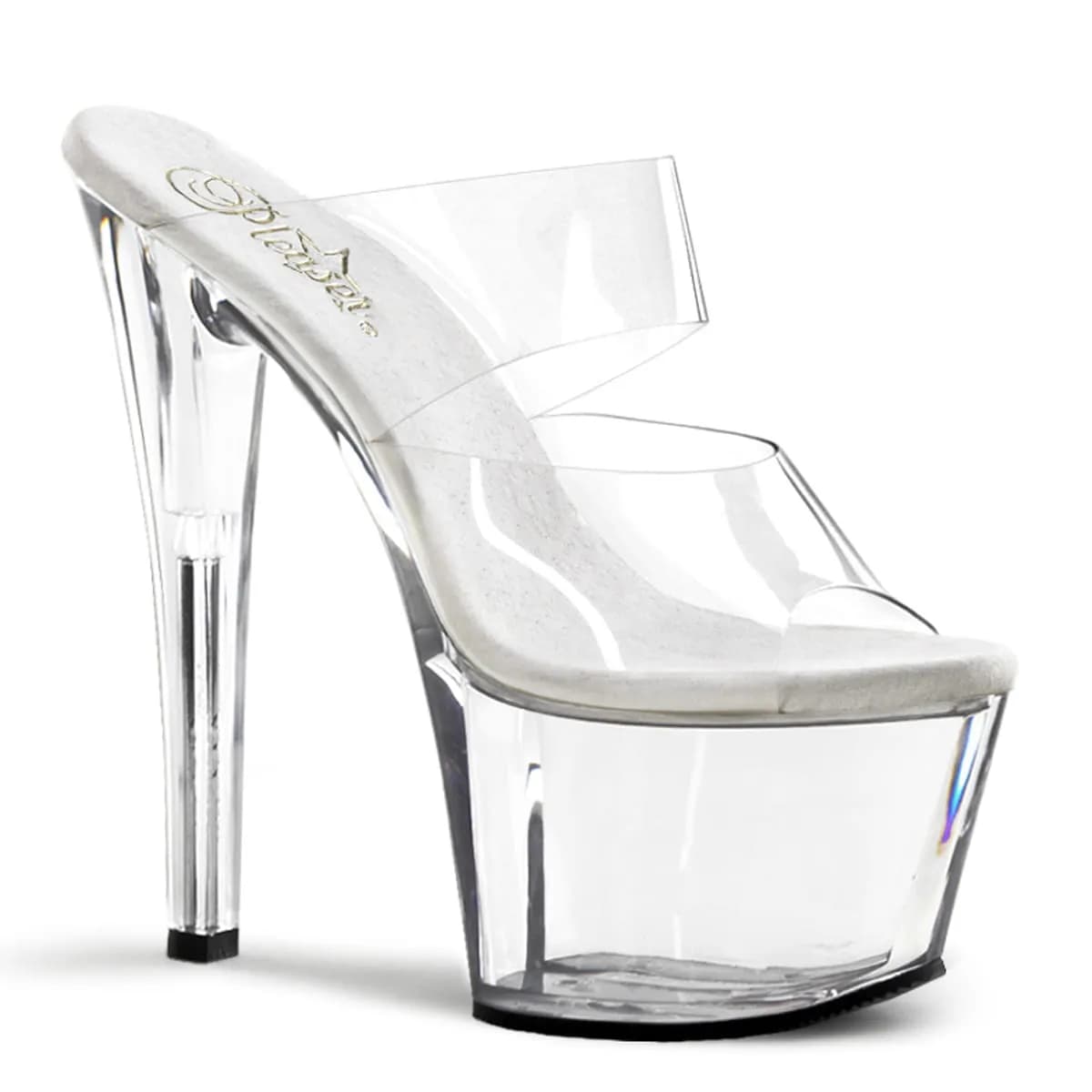 Pleaser SKY-302 Damen Slipper Transparent EU 37