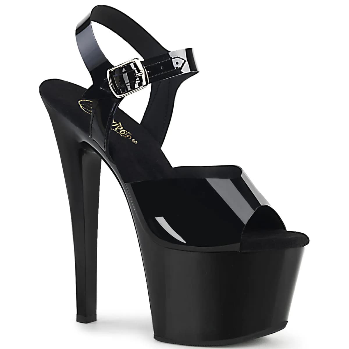 Pleaser SKY-308N Damen Sandale Schwarz EU 35