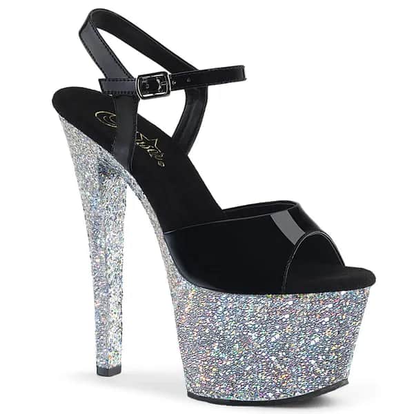 Pleaser SKY-309LG Damen Sandale Schwarz EU 36